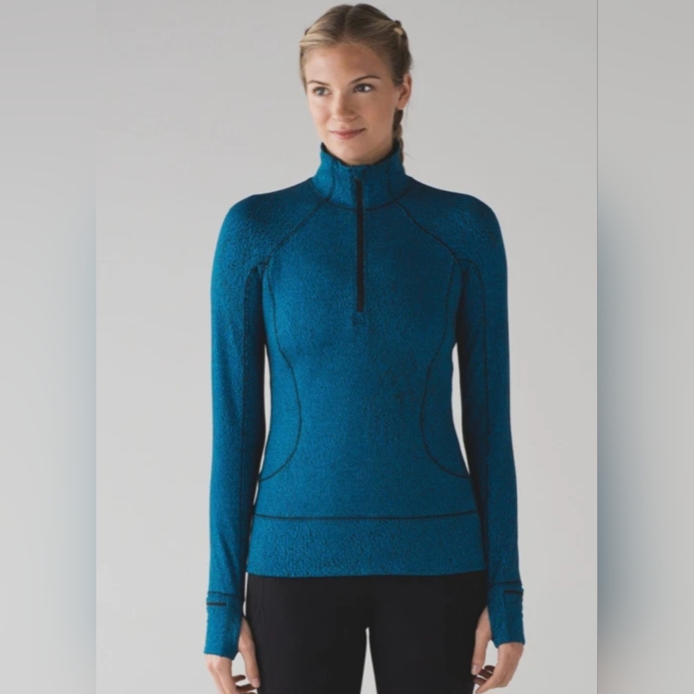 Lululemon Rush Hour 1/2 Zip Running Top